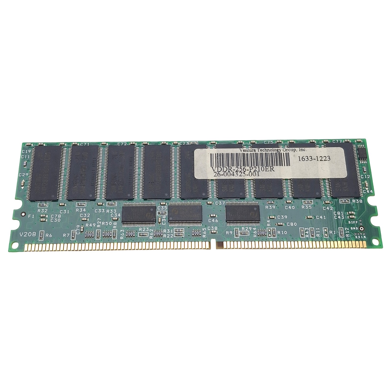Ventura Technology Group VDDR-256-P210ER Server Memory Module, 256MB, DDR SDRAM