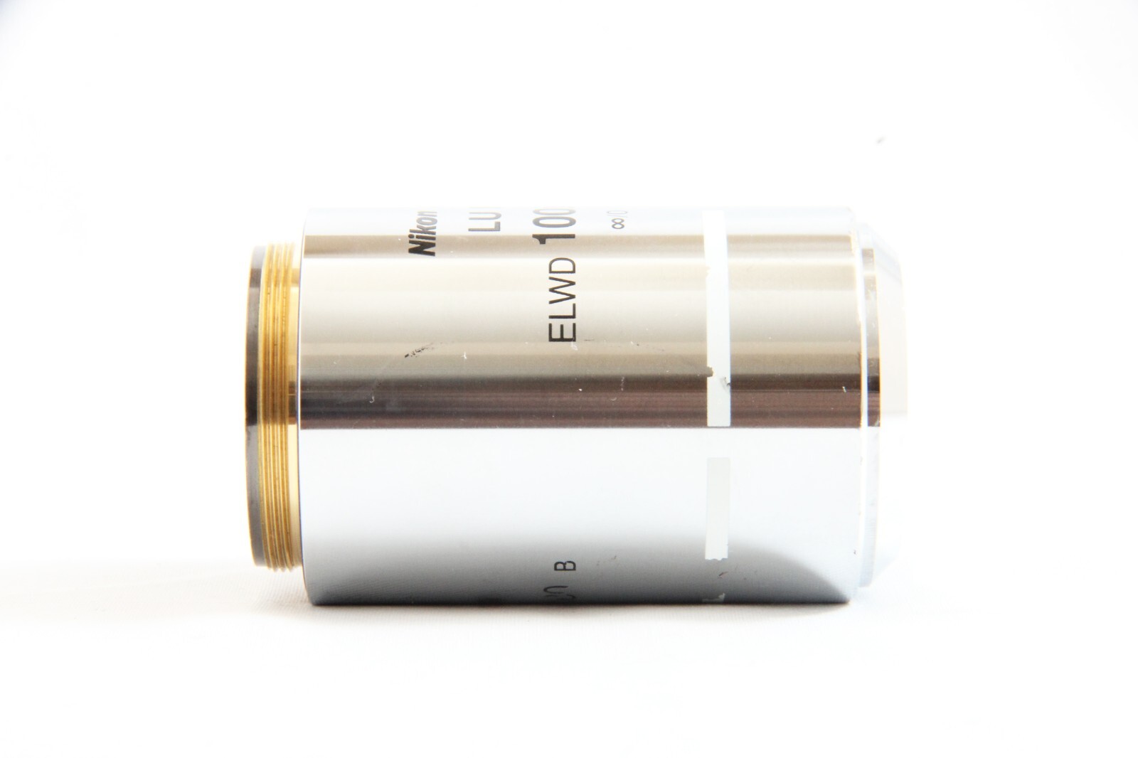 Nikon LU Plan ELWD 100x 0.80 B ∞/0 BD WD 3.5 Microscope Objective [32mm Thread]