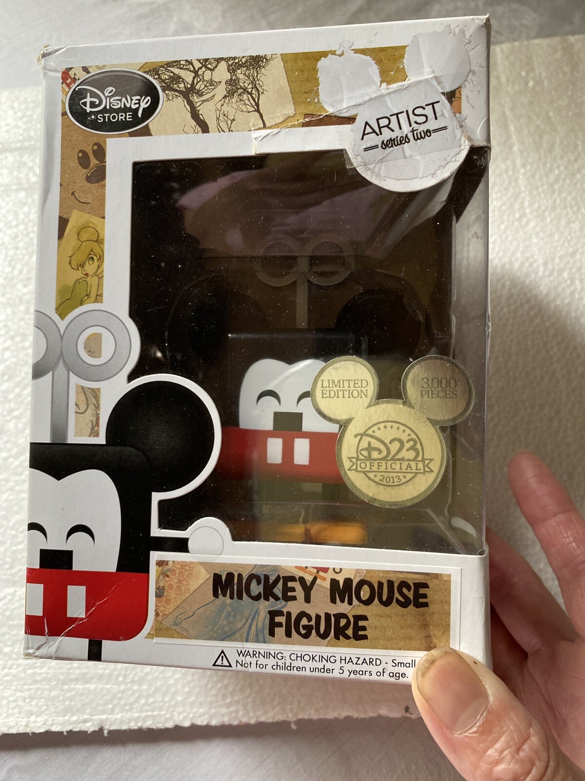 D23 Mickey Mouse Vinyl Figure - Disney Artist Series Two - Limited Edition