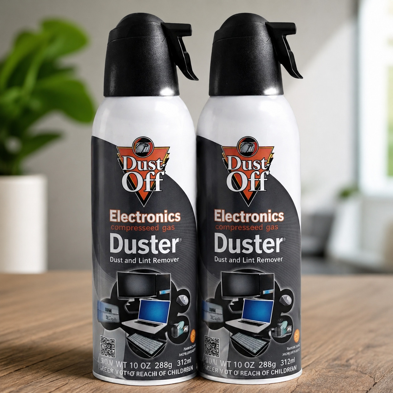 Dust-Off Electronics Compressed Air Duster 10 oz Cans – 2 Pack | Free Shipping
