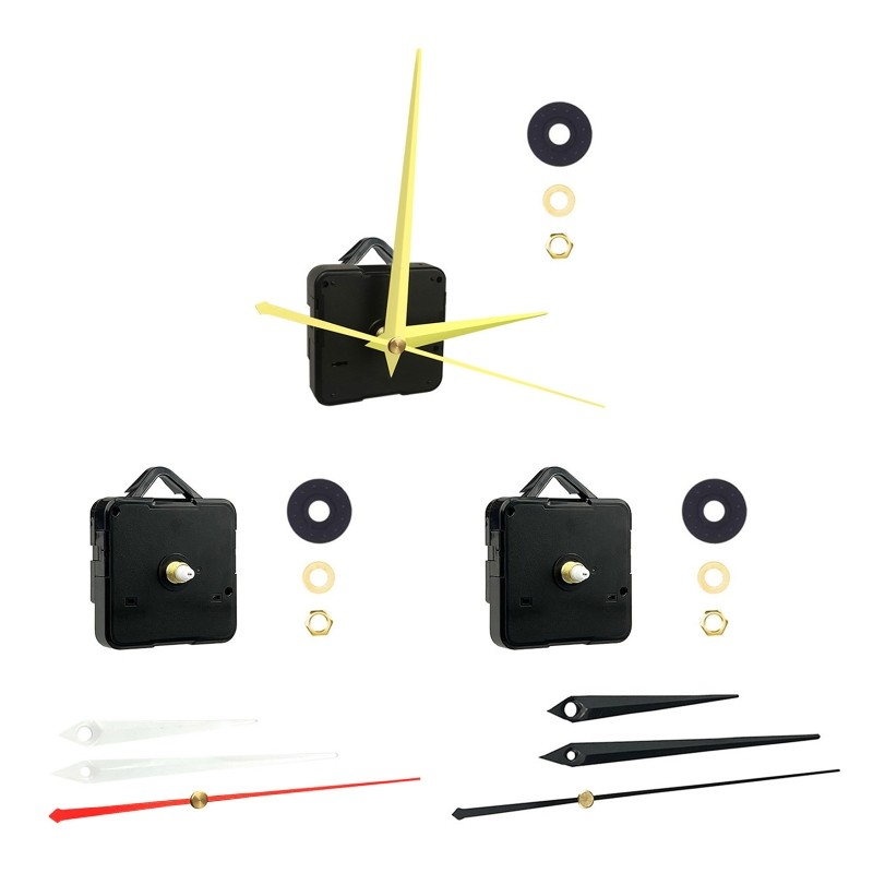 Clock Mechanism Kit Battery Powered Quartz Clock Movement Replacement Wall Clock