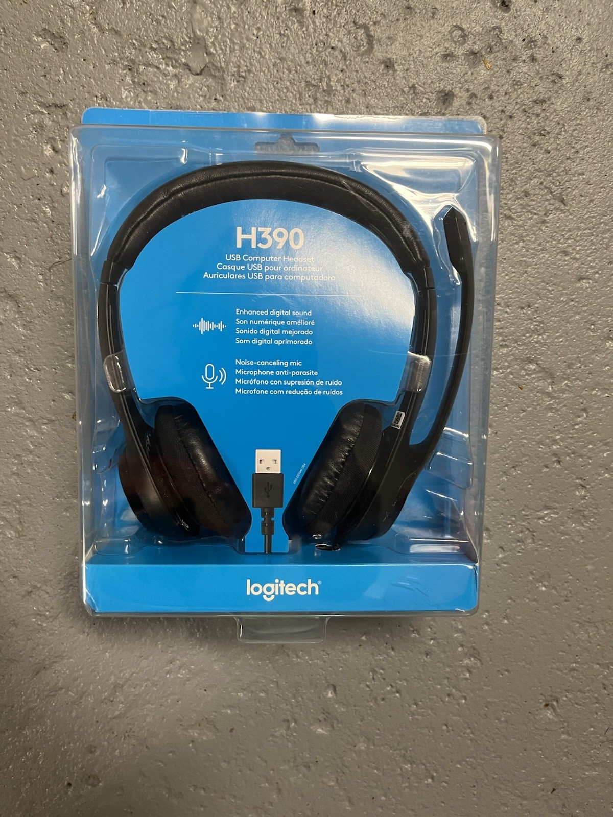 Logitech H390 Black Over the Ear Headset