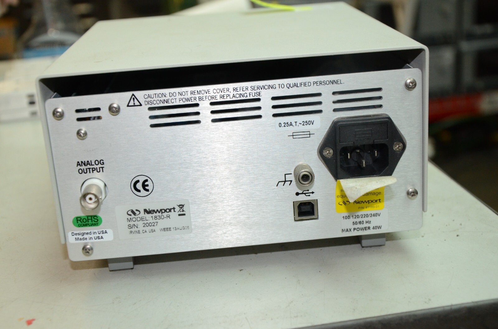 Newport 1830-R Optical Power Meter Non Working Doesnt Turn On