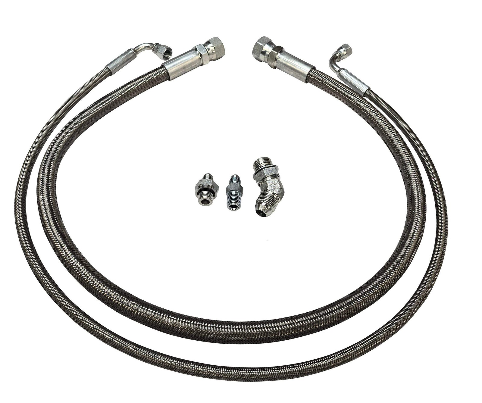 Compound Twin Turbo Oil Supply & Drain Line Kit for 2011-2016 6.6l Duramax