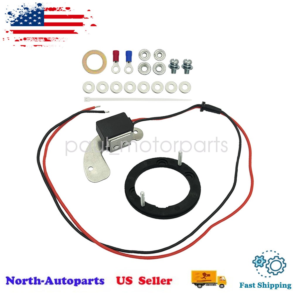 Fit Pertronix 1181 Ignitor Electronic Ignition Conversion Kit For Delco 8 Cylind