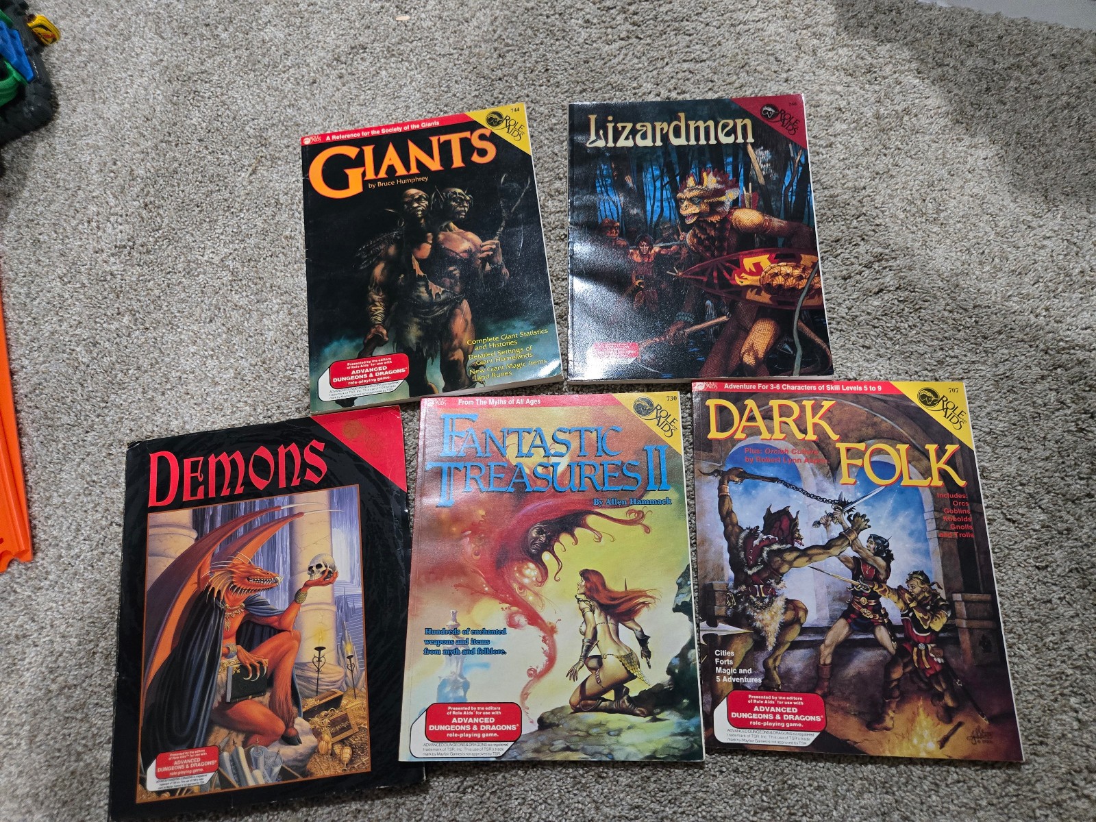 Dungeons & Dragons Roleaids Accessories GIANTS, Lizardmen, Dark Folk, Demons +1