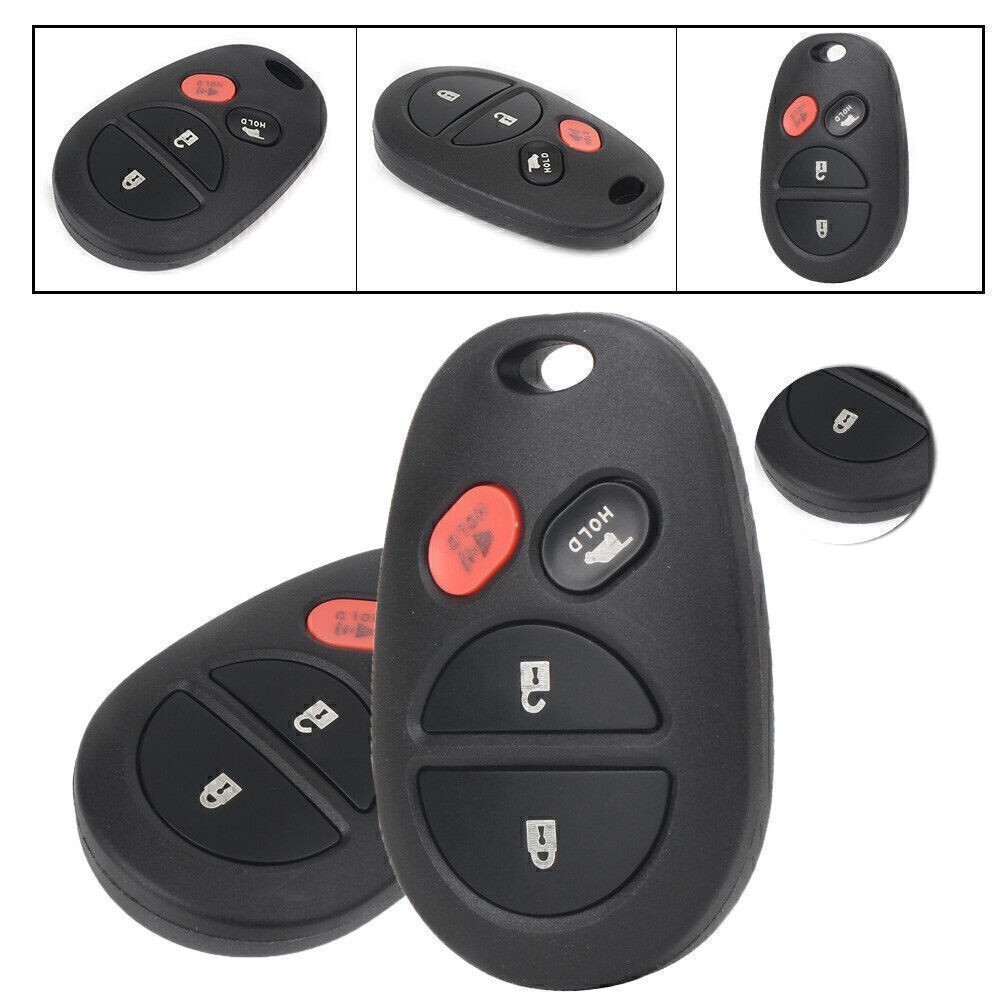 Replacement Car Remote Entry Key Fob Fit Toyota Highlander Sequoia Gq43vt20t