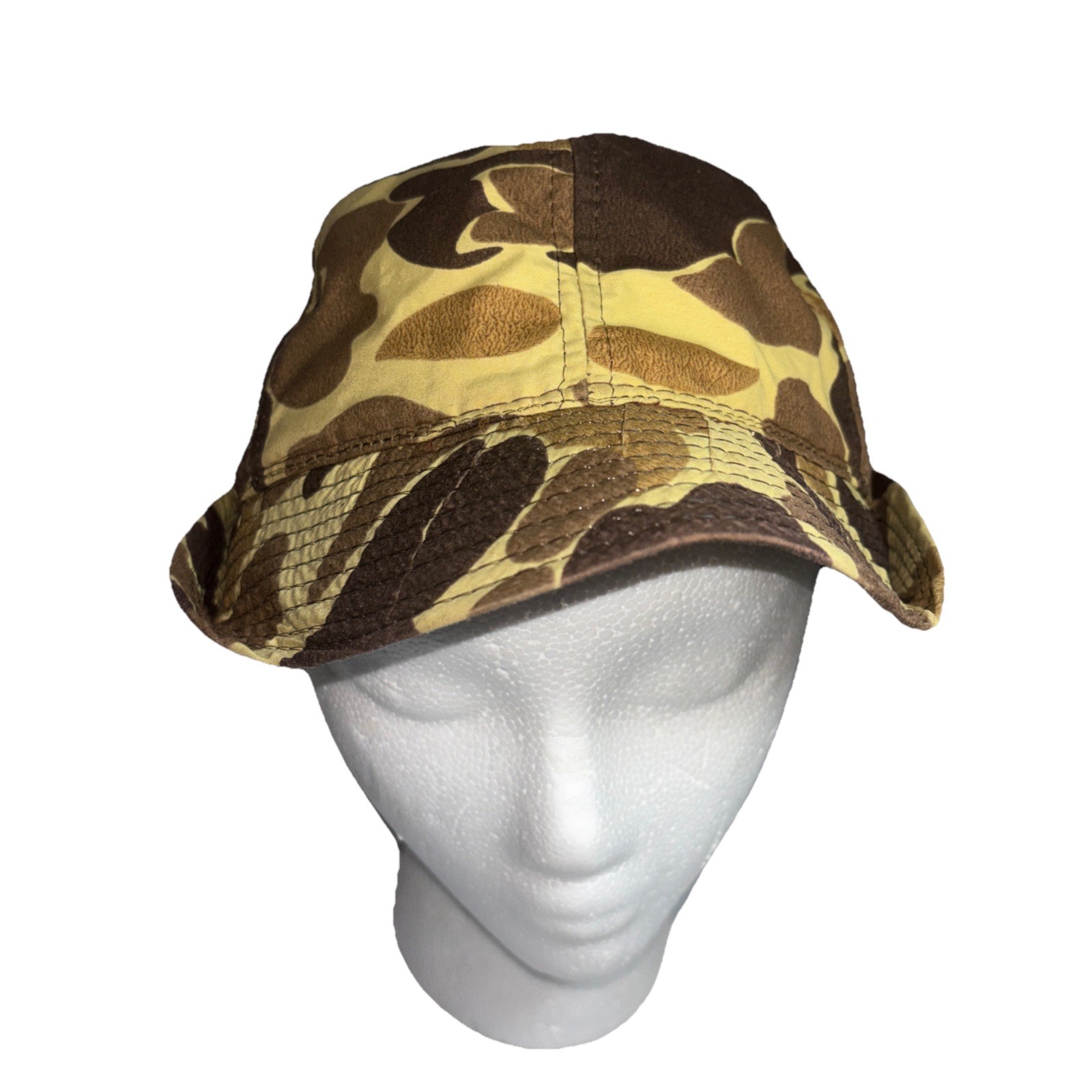 VTG M (RUNS SMALL) Jones Bucket Hunting Hat Frogskin Spot Camo FF Gore-Tex US
