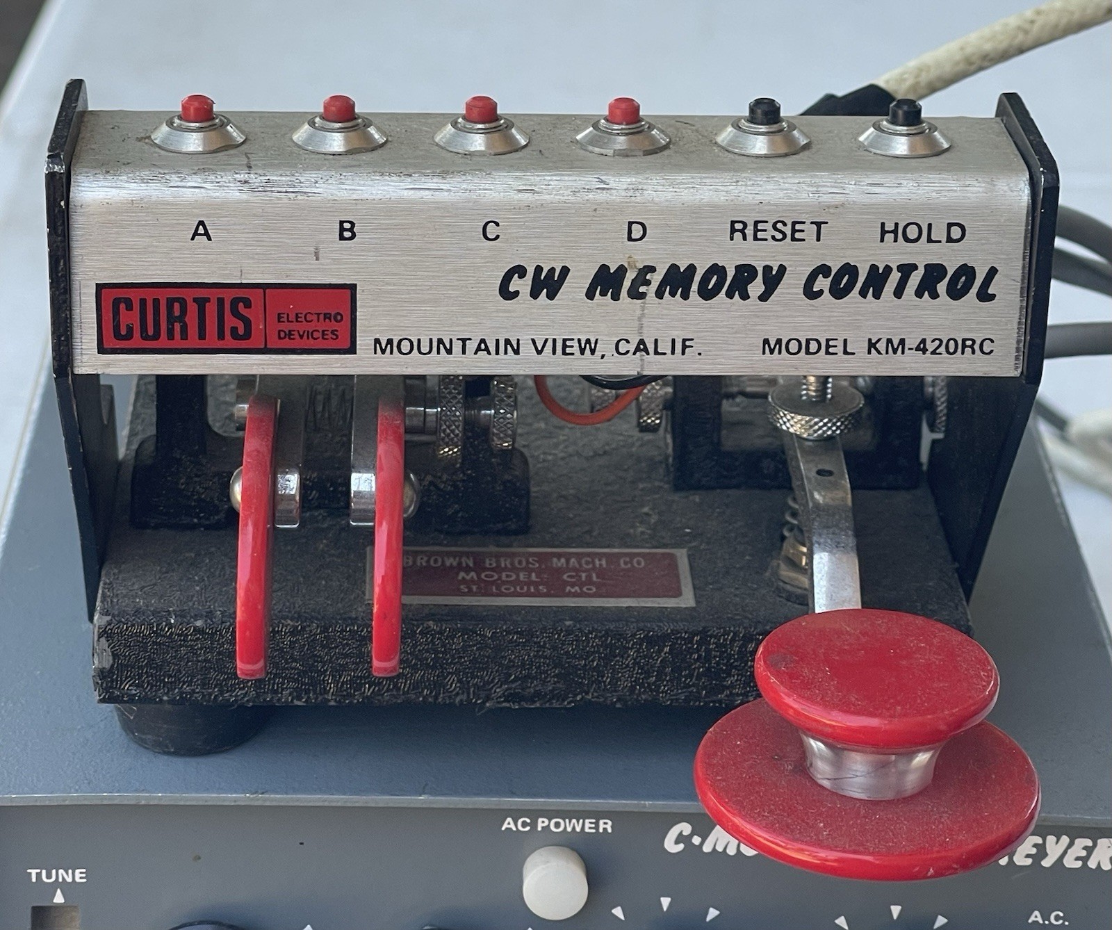 Curtis Electro Devices RARE BUNDLE KM-420 - EK-420 - KM-420 MORSE CODE SYSTEM