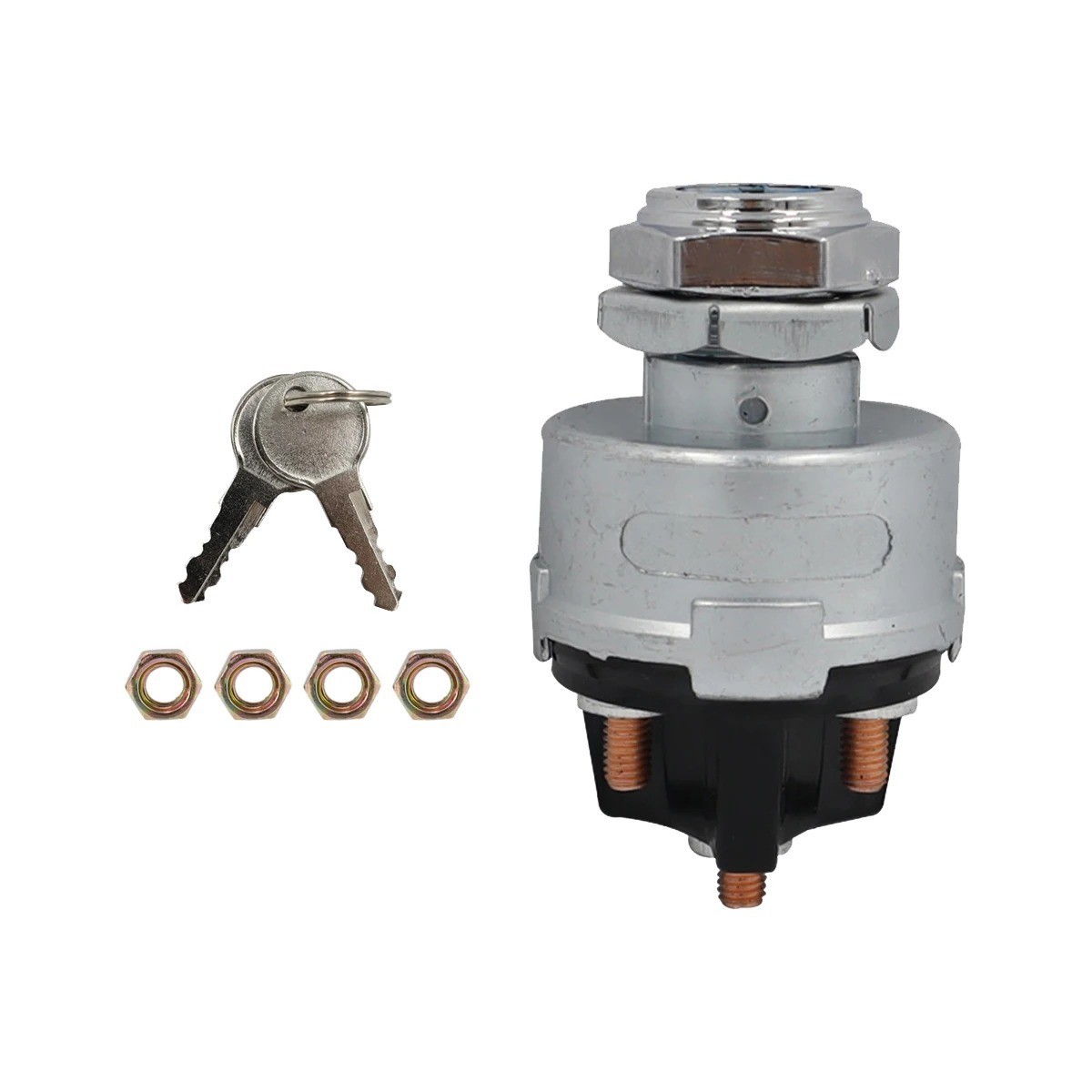 Universal Ignition Starter Switch Barrel With 2 Keys For Car Tractor Traile