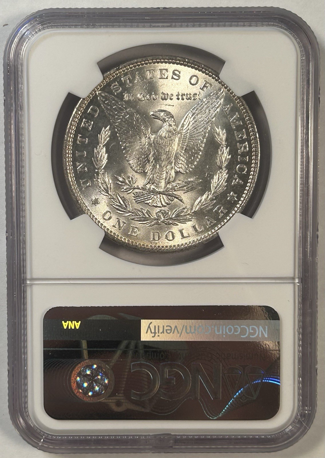 1885 Morgan Silver $1 Dollar Coin NGC MS 63