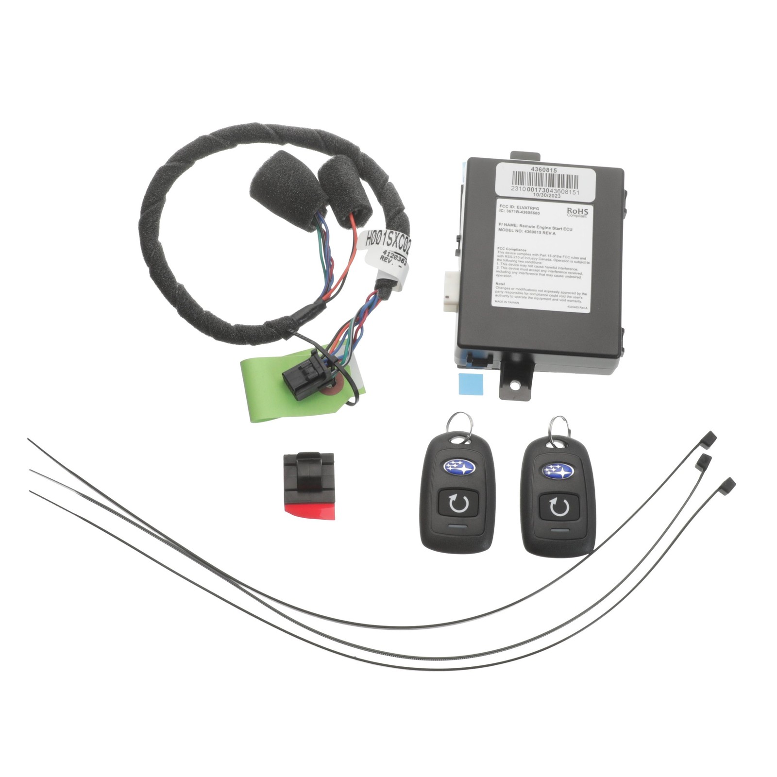 NEW OEM Subaru 2024-2025 Ascent Remote Engine Start Kit - Push Start H001SXC200