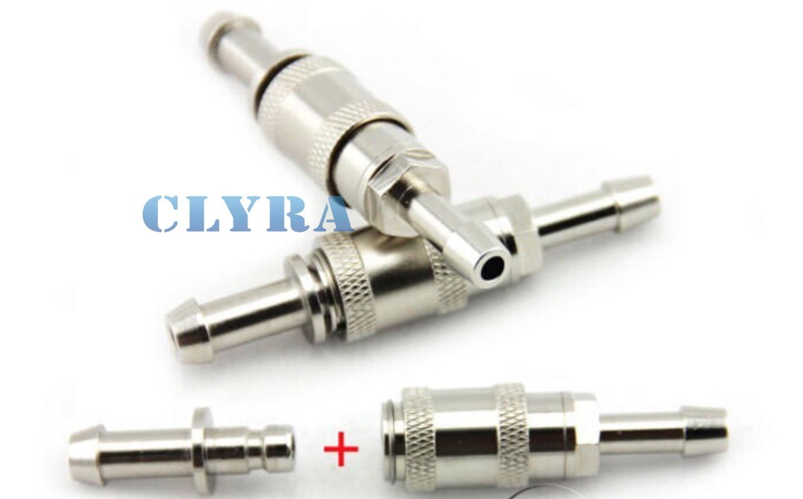 10sets NIBP Air Hose Aadpt Cuff Connector BP12 BP15 Airway Metal Joints