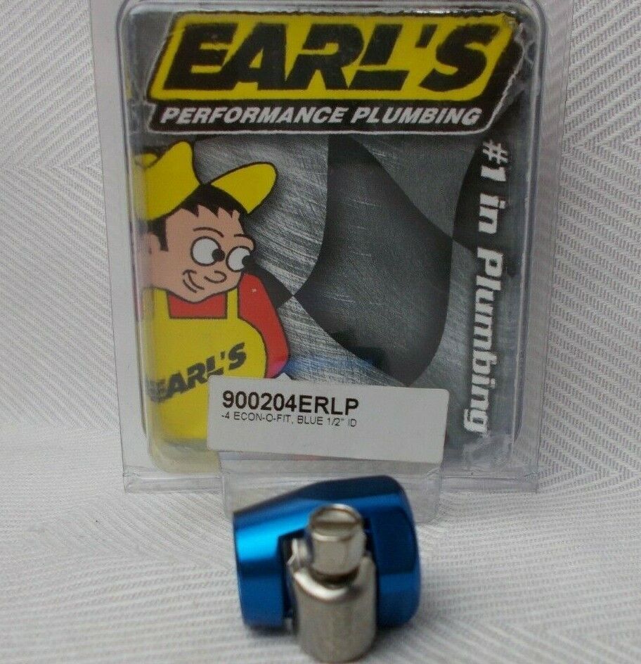Hose Clamp -4 Econo-Fit Blue 1/2" ID Earls Performance 900204ERLP