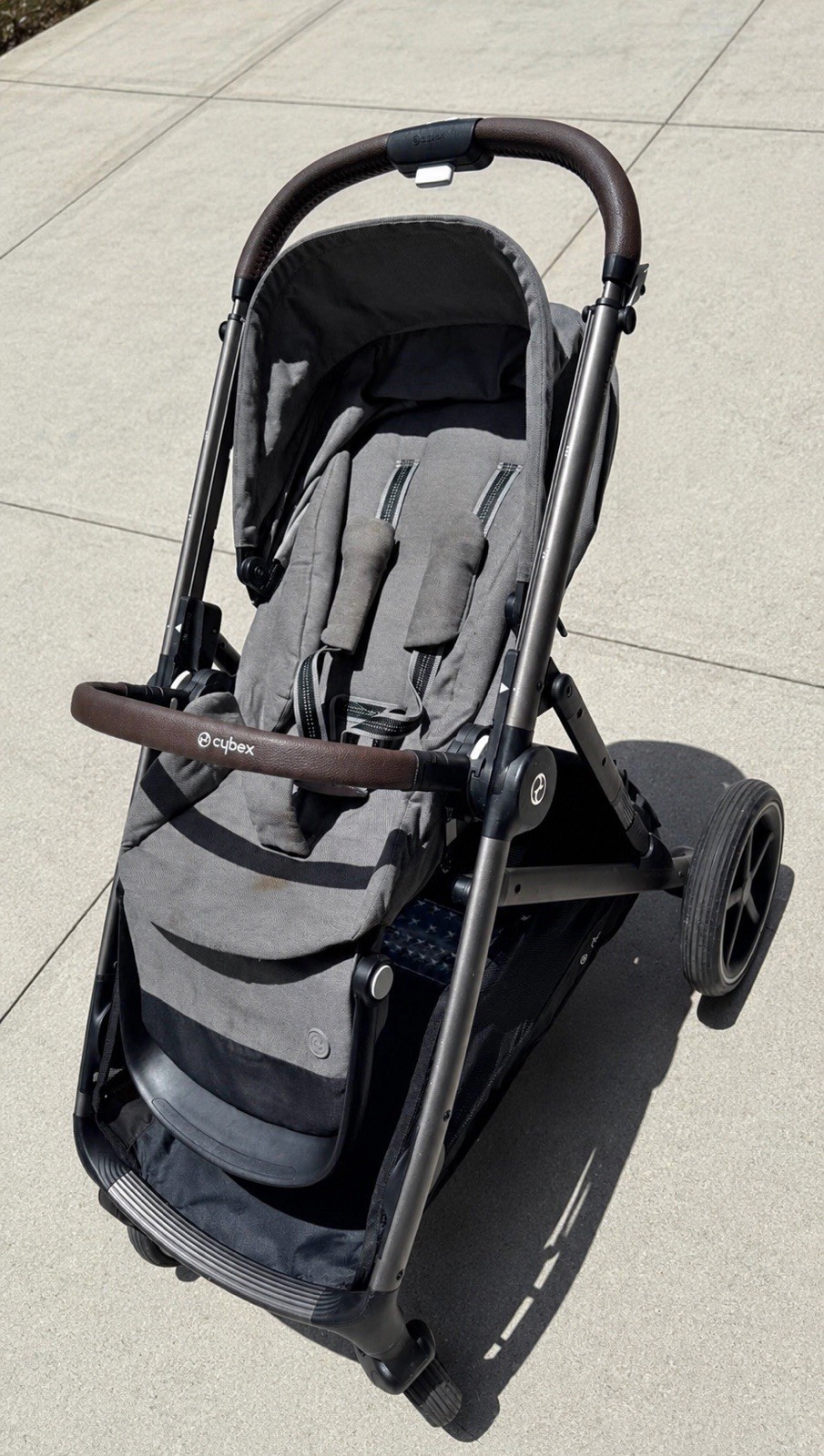 Cybex Gazelle S Single to Double Baby Stroller Gray