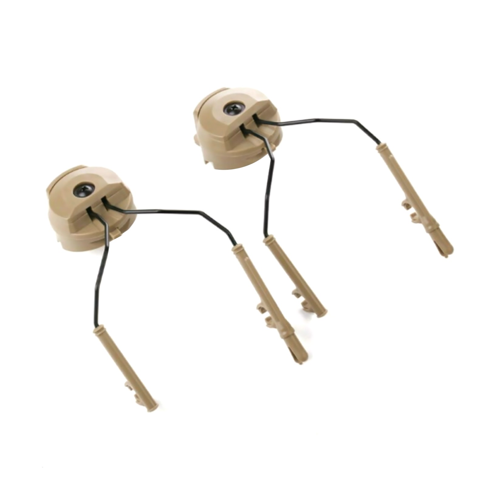 2x Tactical Military Headset Rail Adapter for FAST/ ACH / MICH / Sordin Helmet A