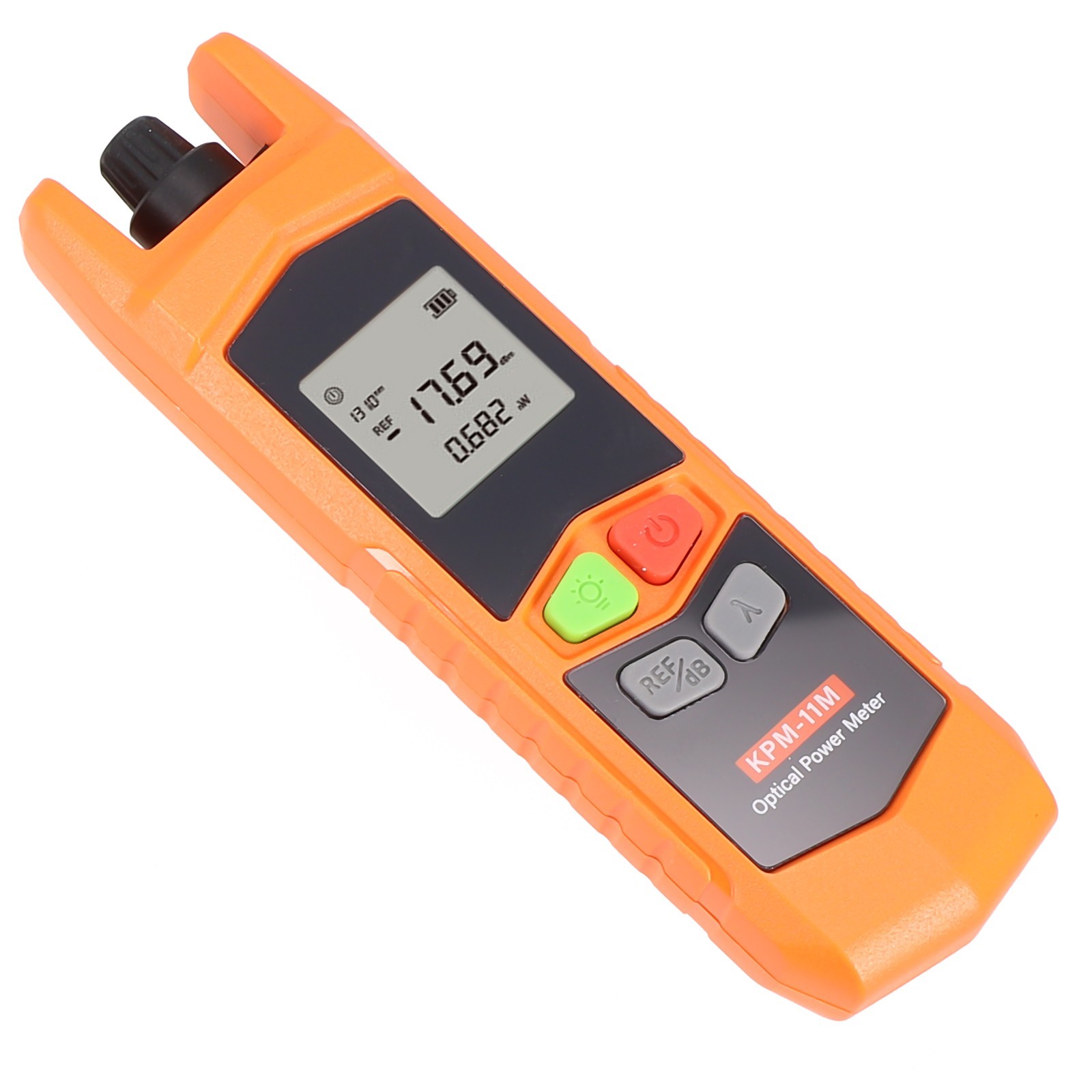 Innovative Design Optical Power Meter with LED Flashlight and Self Calibration