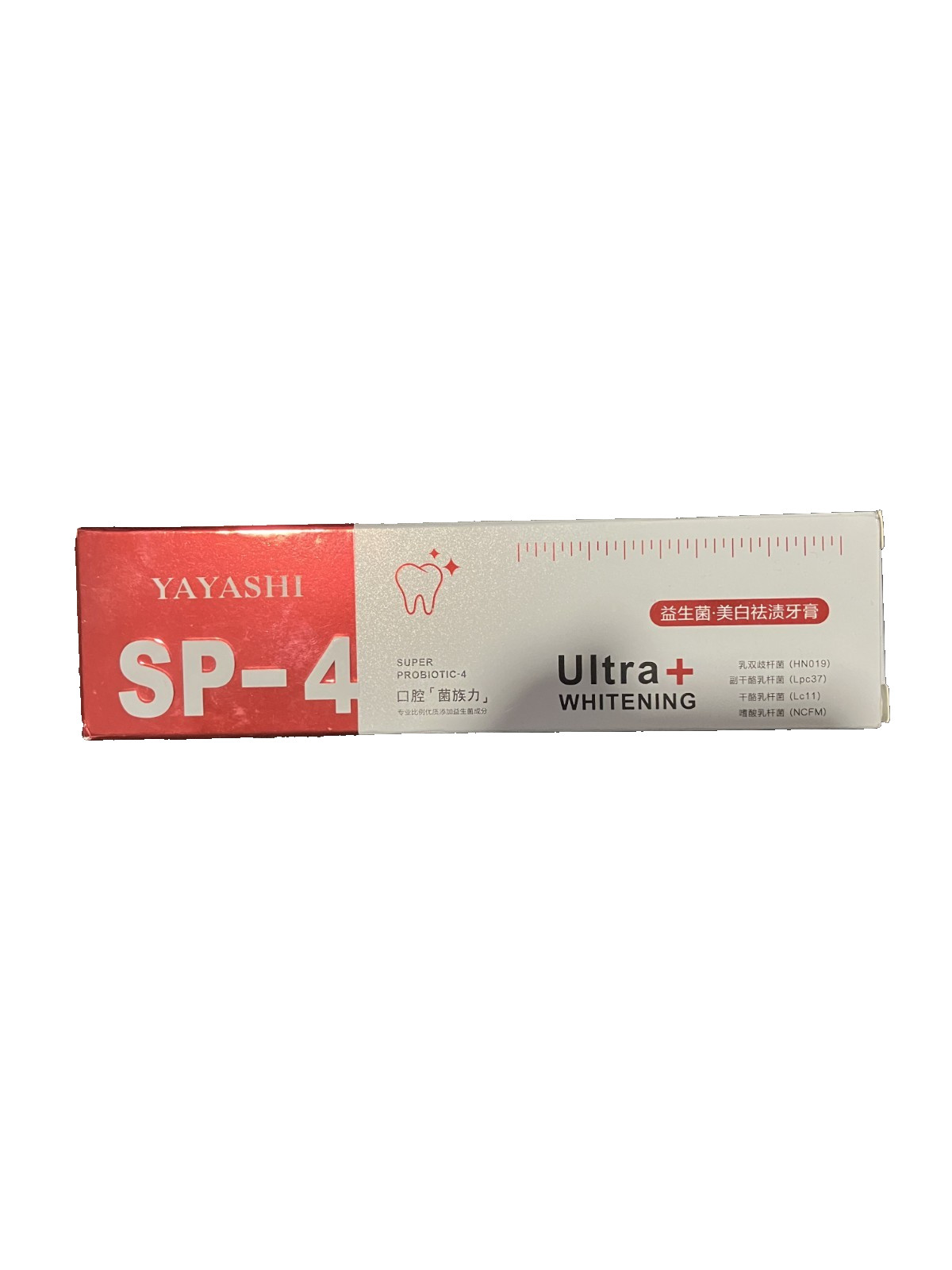 Yayashi Toothpaste Super Probiotic-4 Ultra + Whitening Fresh Clean Breath Sealed