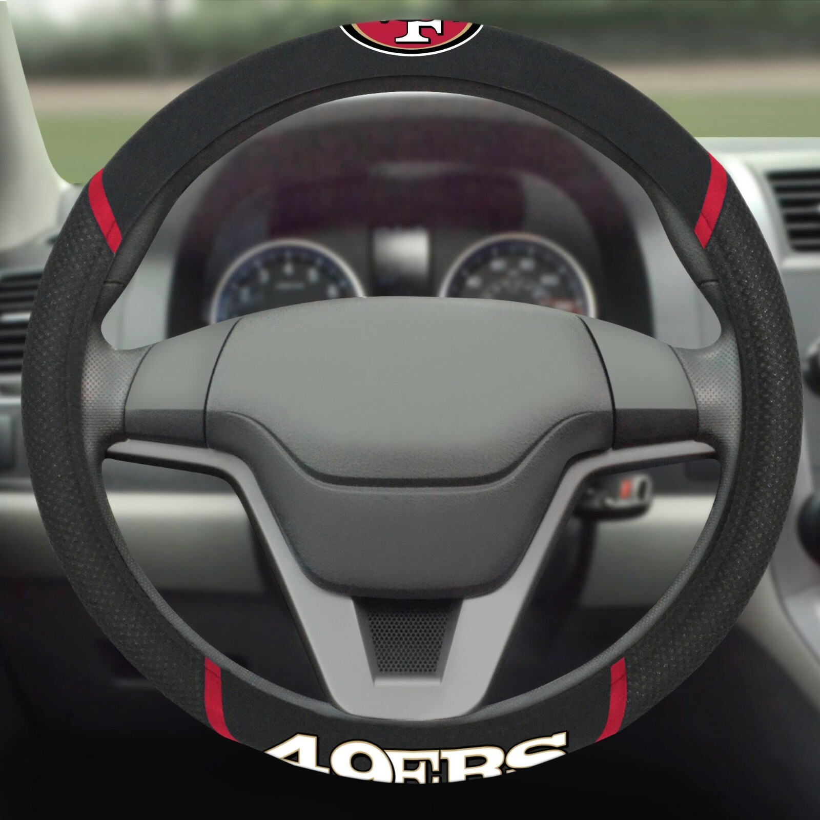 NFL San Francisco 49ers Car Truck Front Back Floor Mats & Steering Wheel Cover