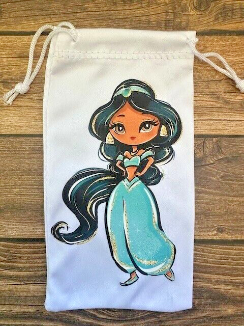 Soft Eye Sunglasses White Accessory Pouch Pull Top Princess Jasmine Aladdin