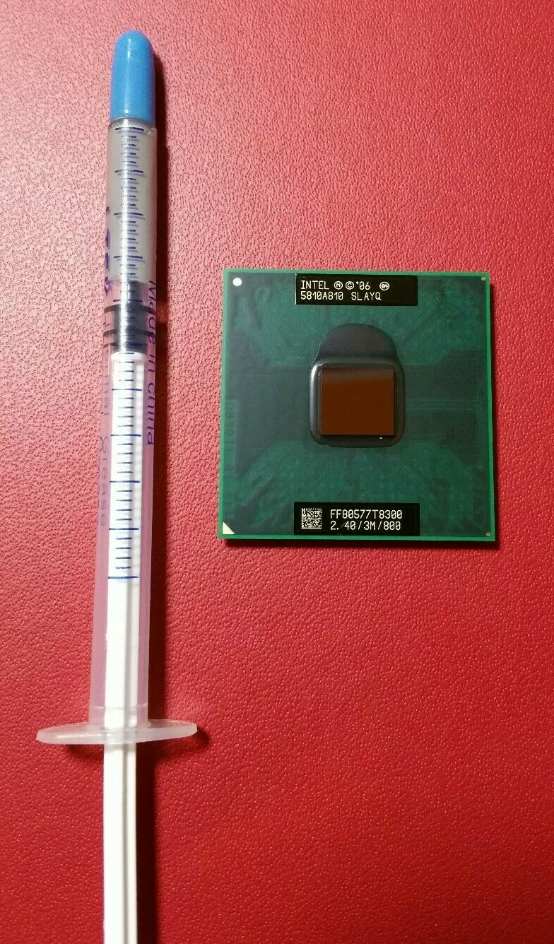 🔥SLAYQ INTEL CORE DUO T8300 2.4GHZ CPU LAPTOP SOCKET P with thermal paste🔥