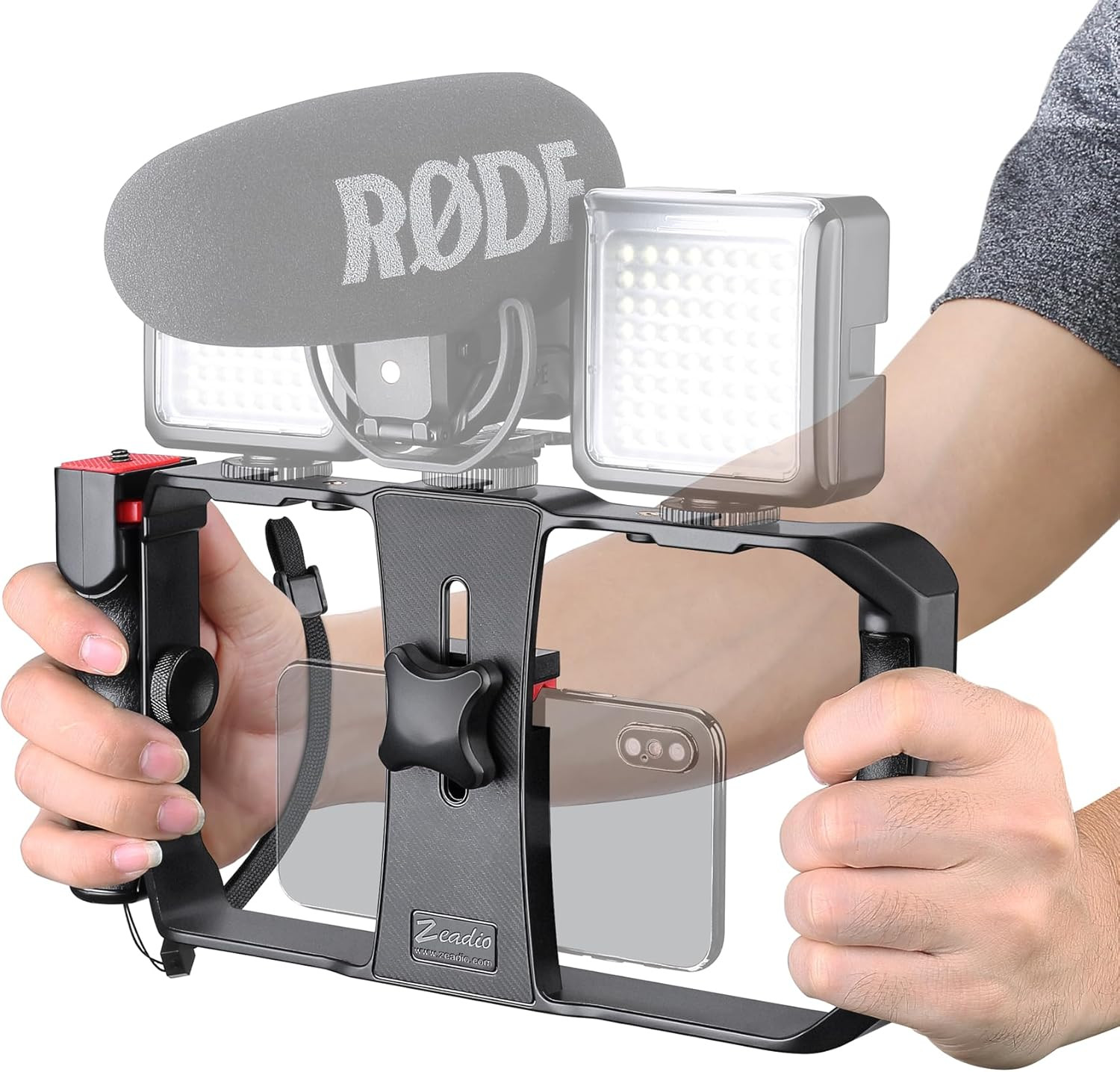 Estabilizador smartphone soporte tripode video control remoto celular android