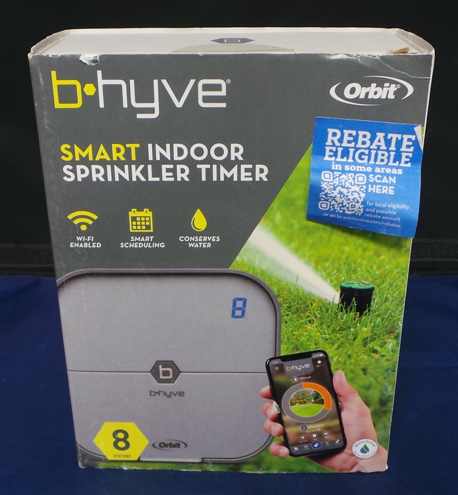 Orbit b Hyve 8 Station Smart Wi-Fi Indoor Smart Sprinkler Timer 57925 BRAND NEW