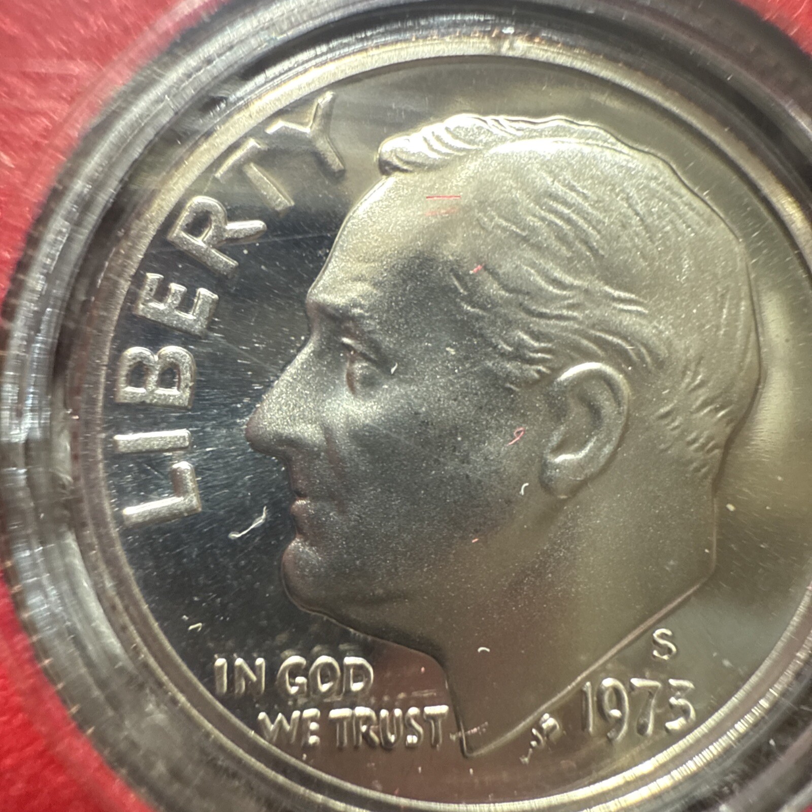 1973 S Roosevelt Dime Gem CN Clad PROOF Original US Mint Coin Set