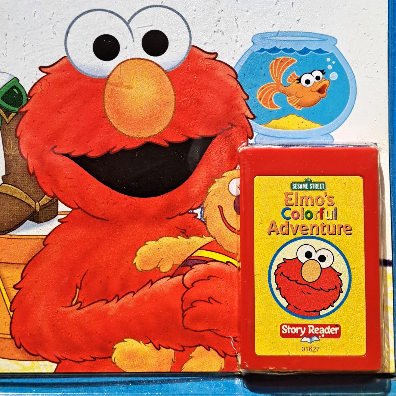 Sesame Street Elmo's Colorful Adventure Story Reader Book & Cartridge Sealed NOS
