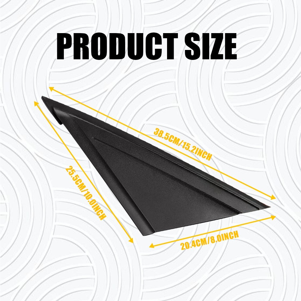 Driver Left Side Mirror Corner Triangle Cover Trim Pillar For 2012-18 Ford Focus