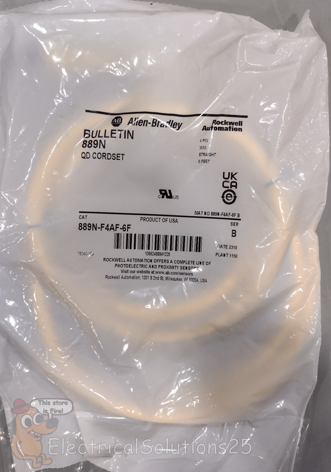 New Allen Bradley 889N-F4AF-6F - Free Shipping