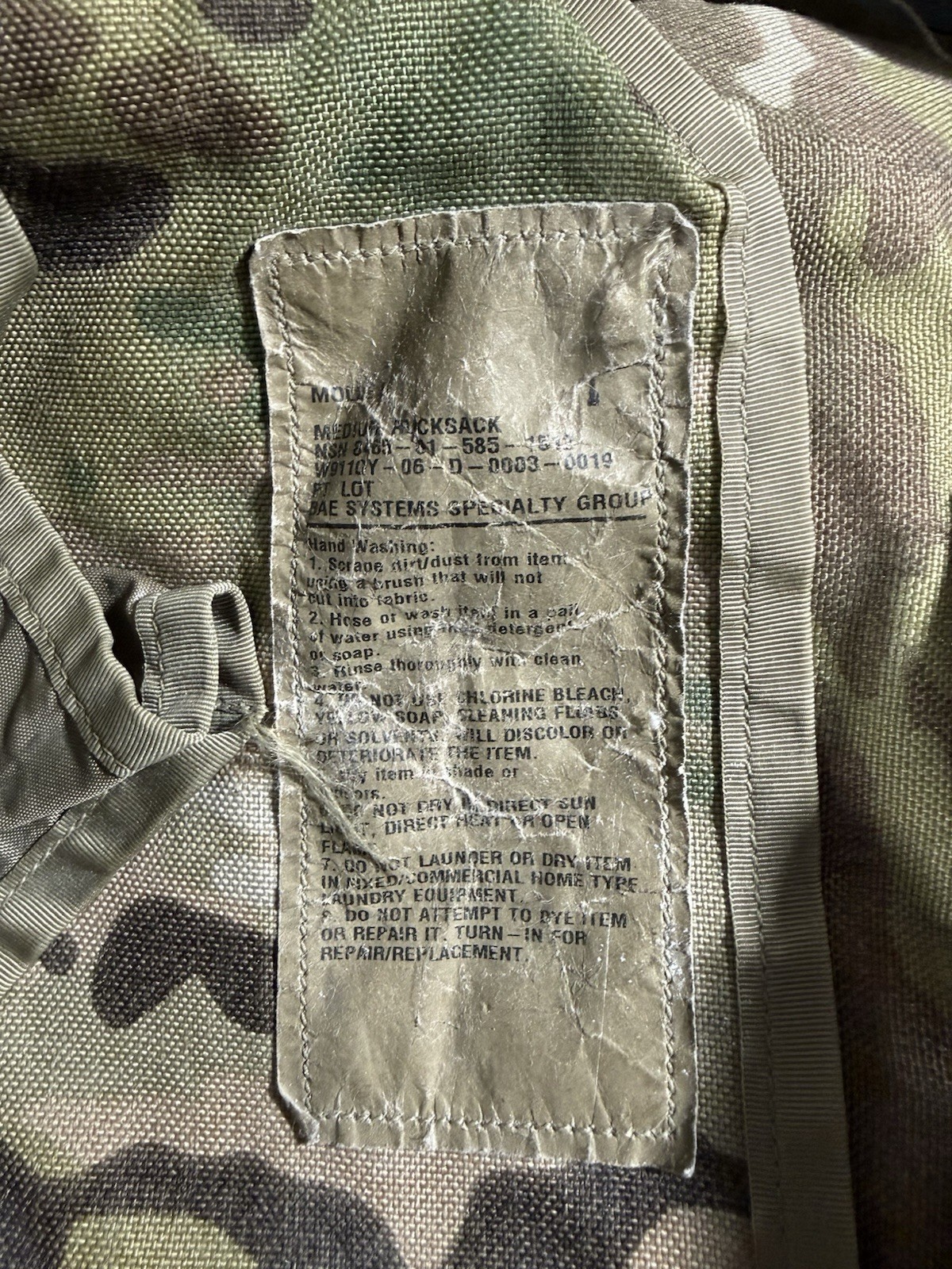 USGI OCP MOLLE II MEDIUM COMPLETE RUCKSACK RUCK BACKPACK ASSEMBLY MULTICAM