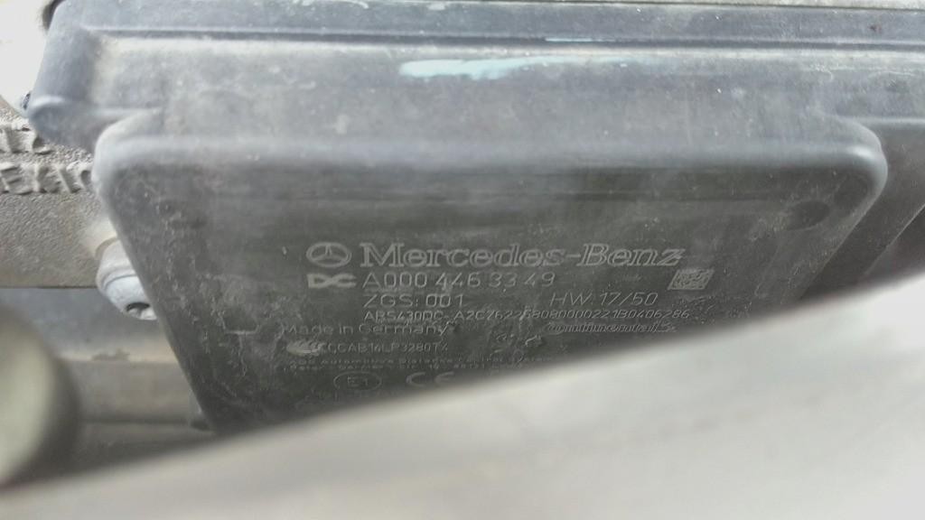 Replaces A000 446 33 49 2022 MERCEDES-BENZ A000 446 33 49 RADAR ANTI-COLLISION