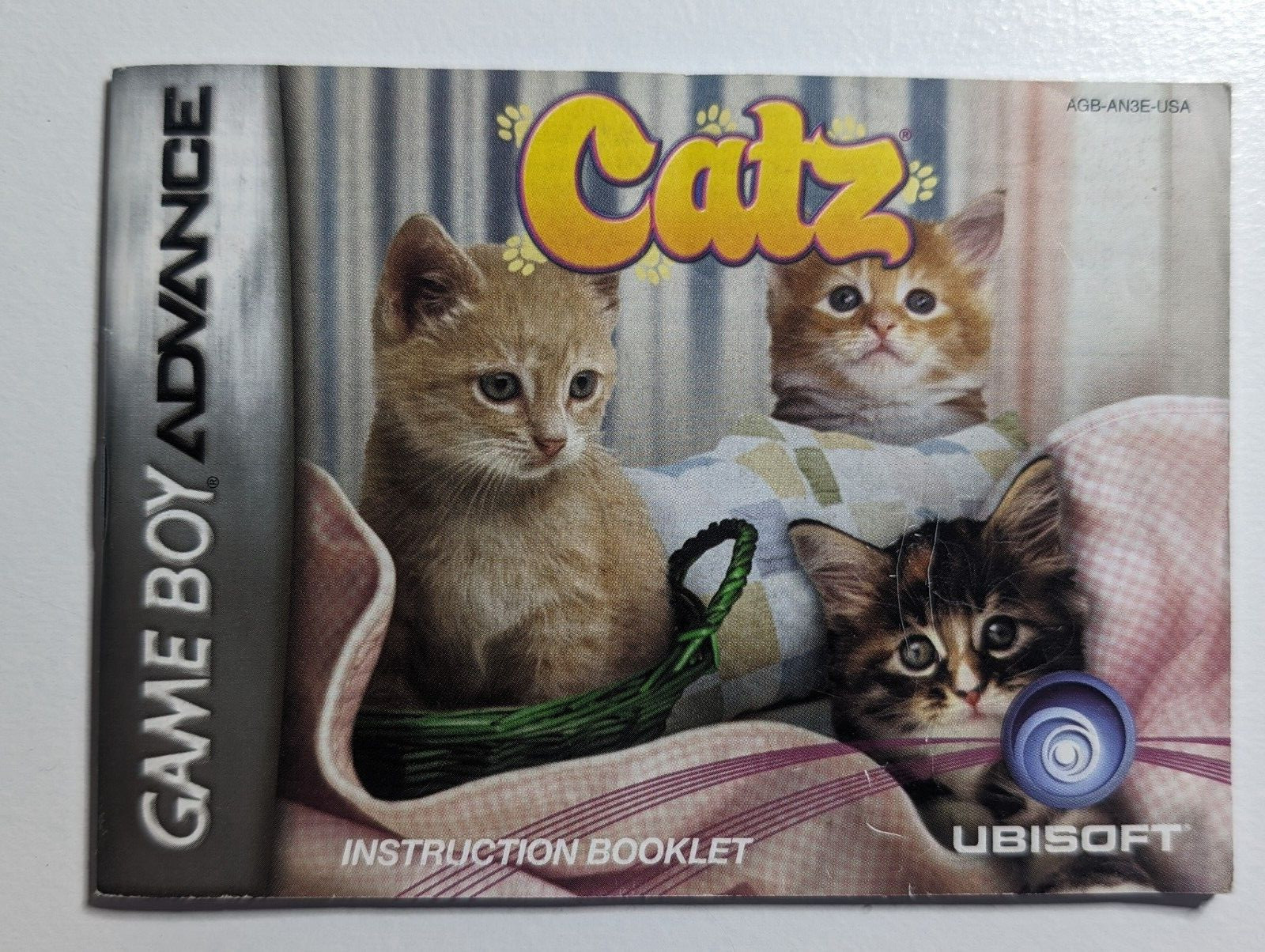 Manual Only - Nintendo Game Boy Advance Catz