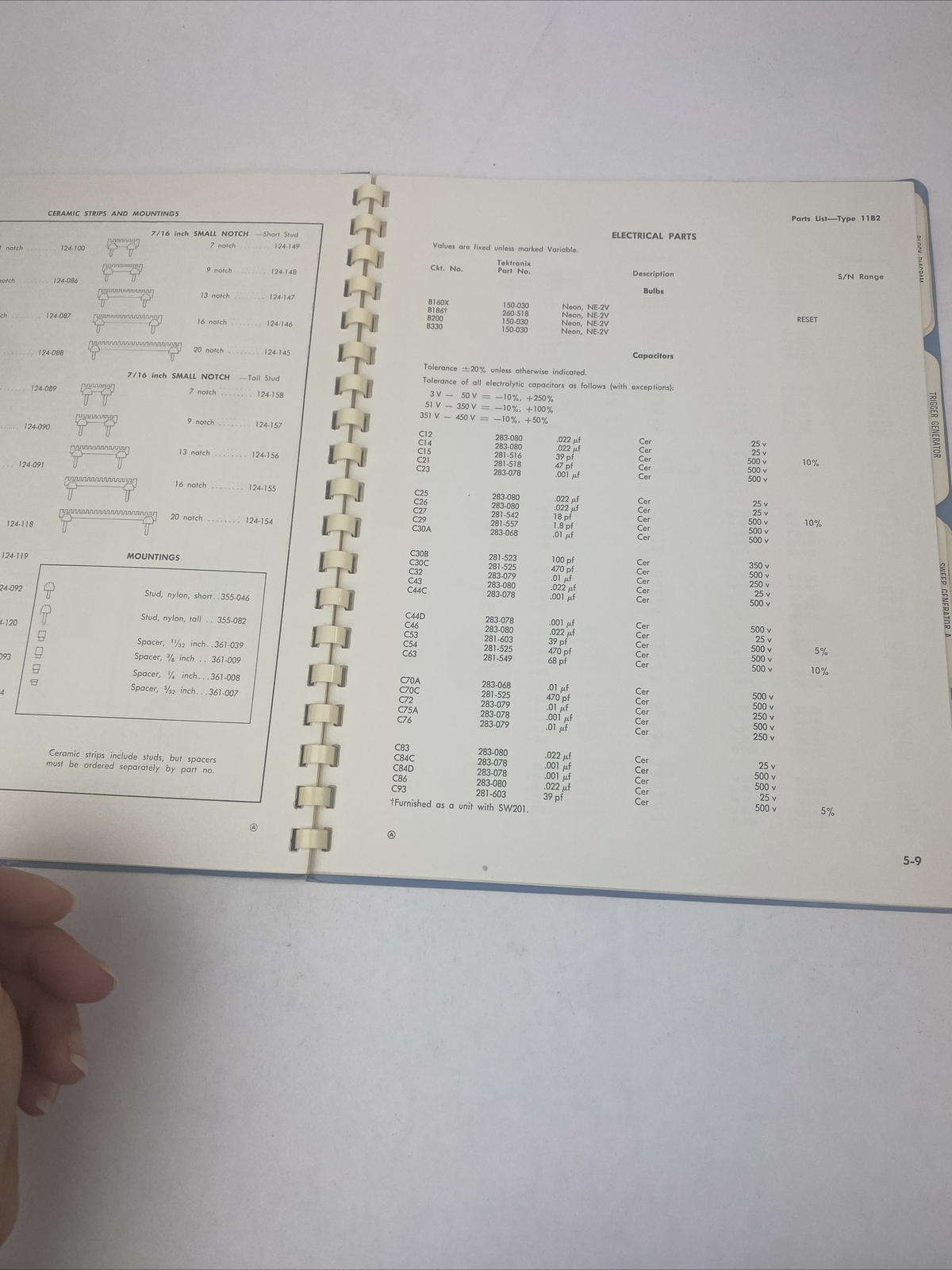 Tektronix Instruction Manual Type 11B2 Time Base