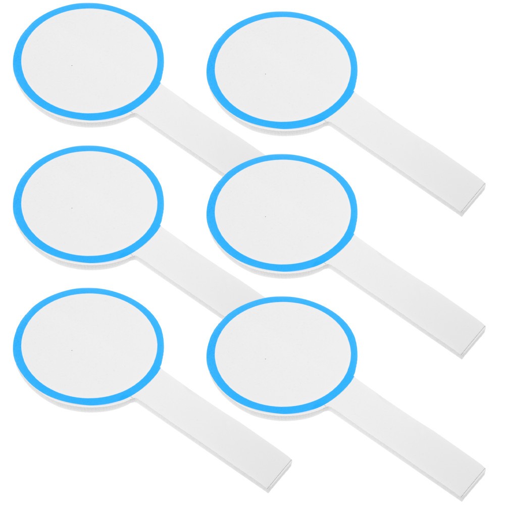 6Pcs Small Dry Erase Boards Blue Foam DIY Scoring Handheld Whiteboards