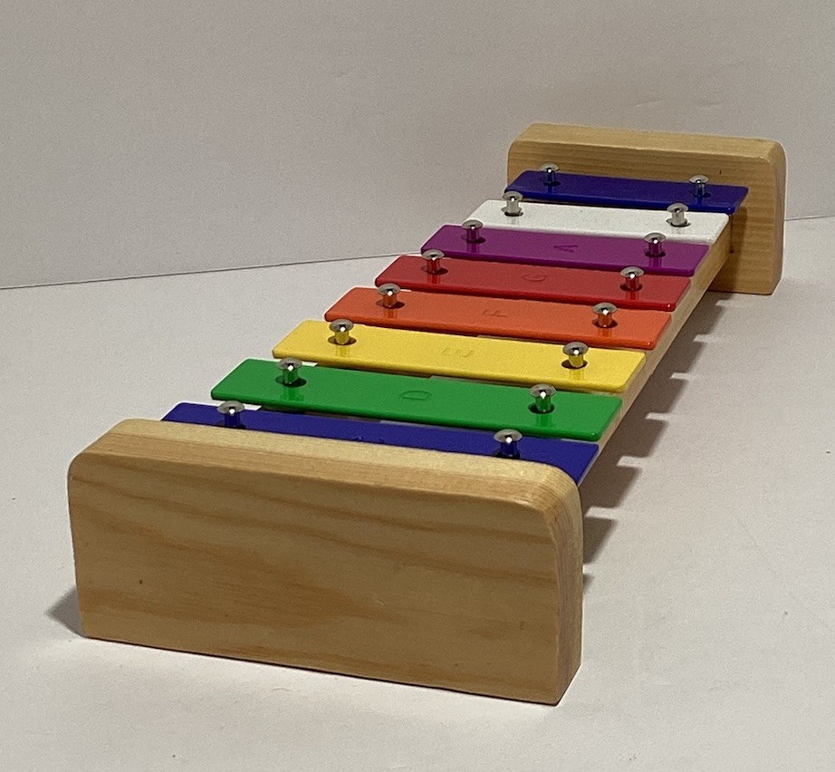 Xylophone for Kids - 8 Multi Coloured Keys NO MALLETS