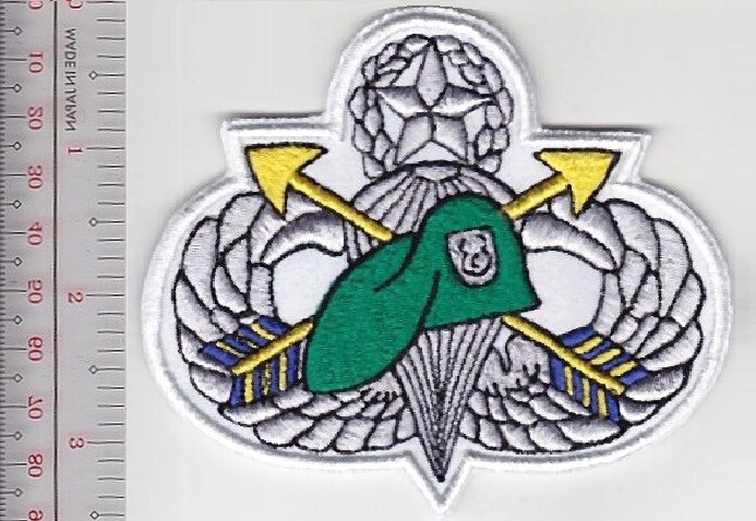 Green Beret US Army Special Forces Group Airborne Master Parachutist NO TARIFF