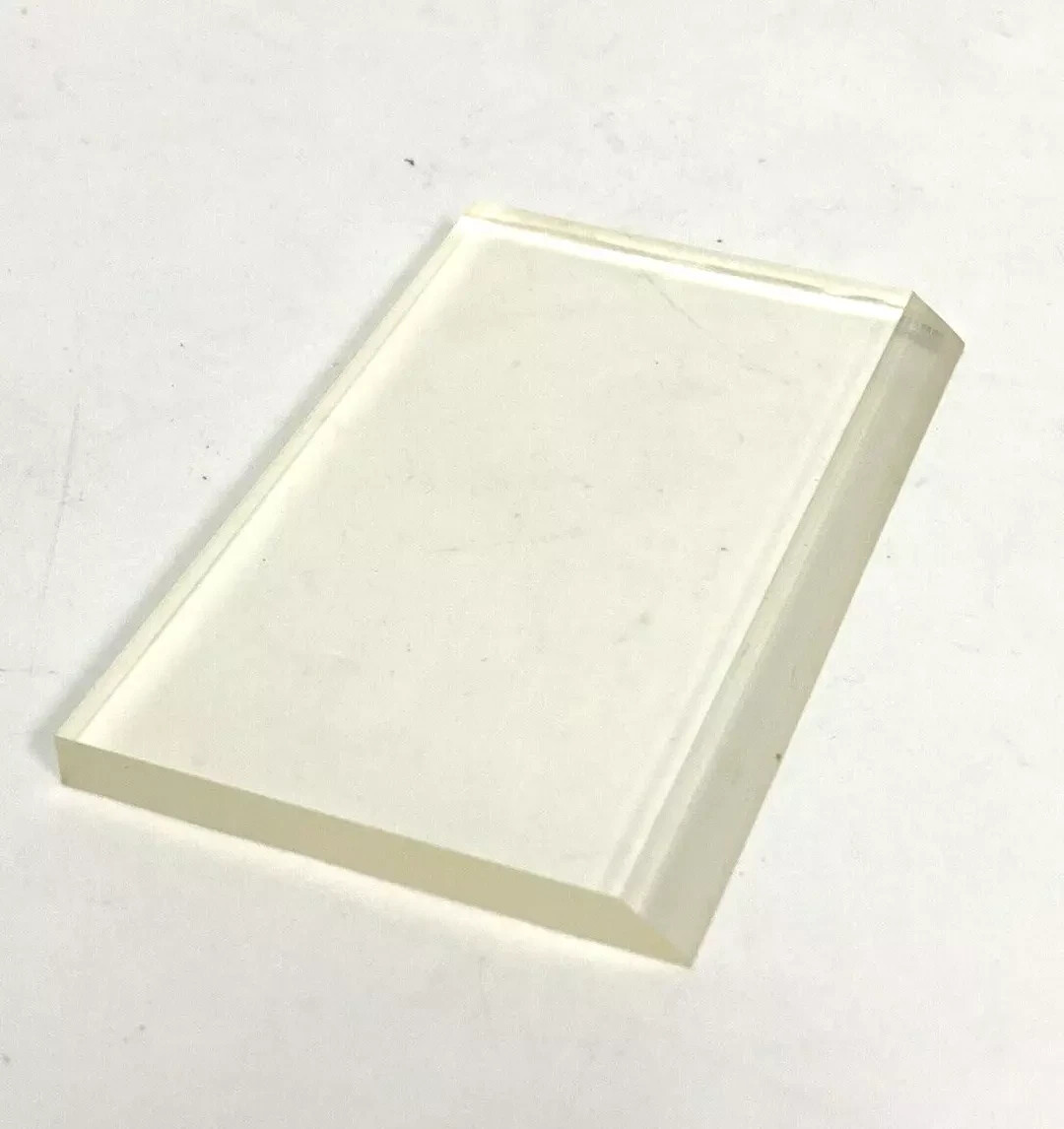 10-Pk Replacement Squeegee Blade Clear Rubber 3" x 2" x 1/4"