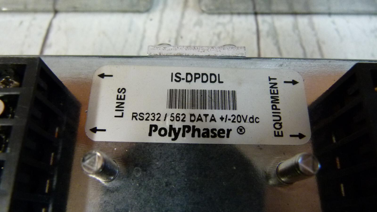 Lot of 7 - Polyphaser IS-DPDDL RS232/562 DATA Impulse Suppressor/Protector