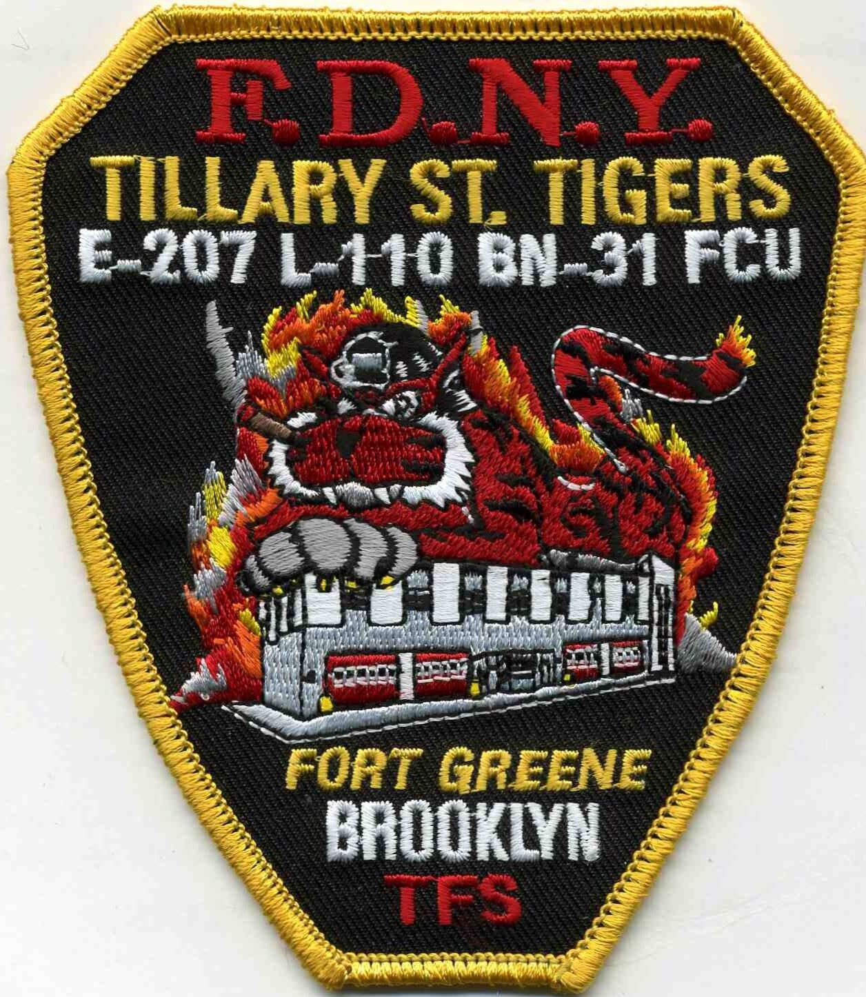 New York City - Engine - 207 / L-110 / B-31 "Ft. Greene" (4" x 4.75") fire patch