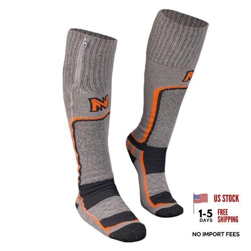 Fieldsheer Merino 2.0 Wool Heated Socks for Men with Wireless Remote Control,