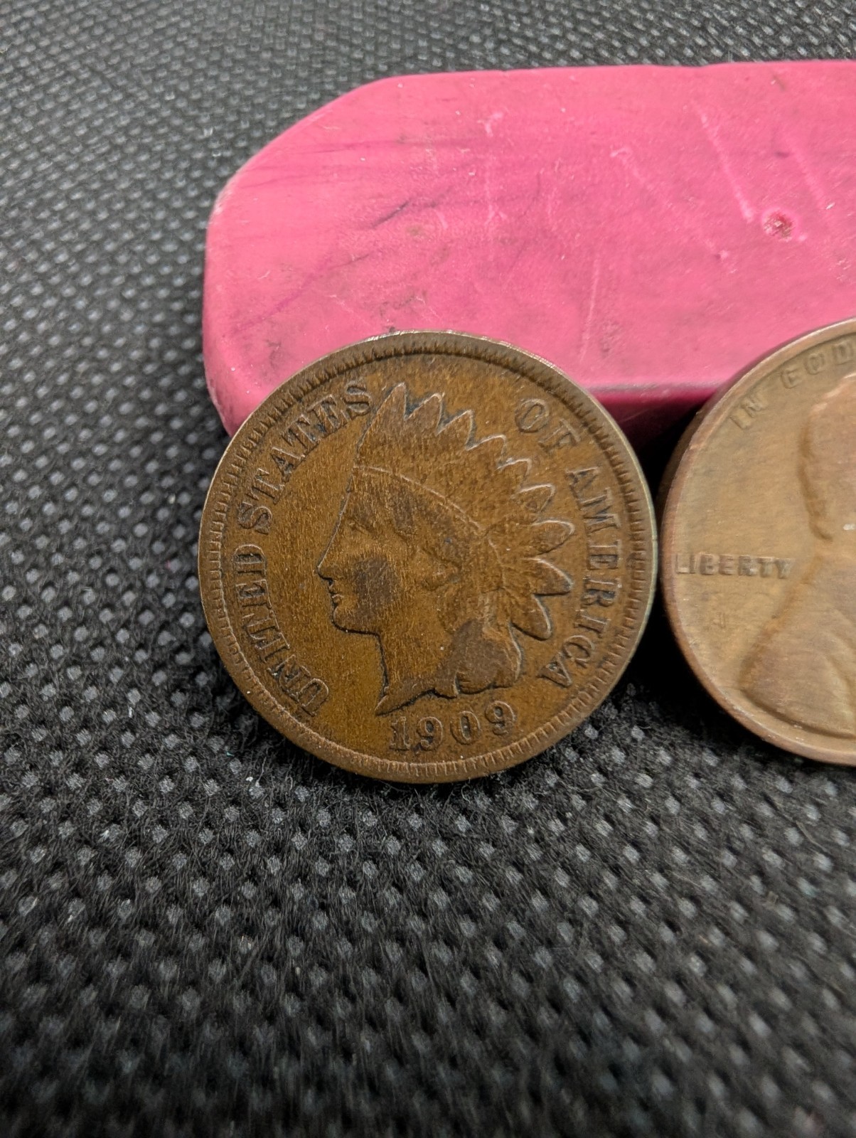 1909 Indian Head, Plain, & VDB Lincoln Cents