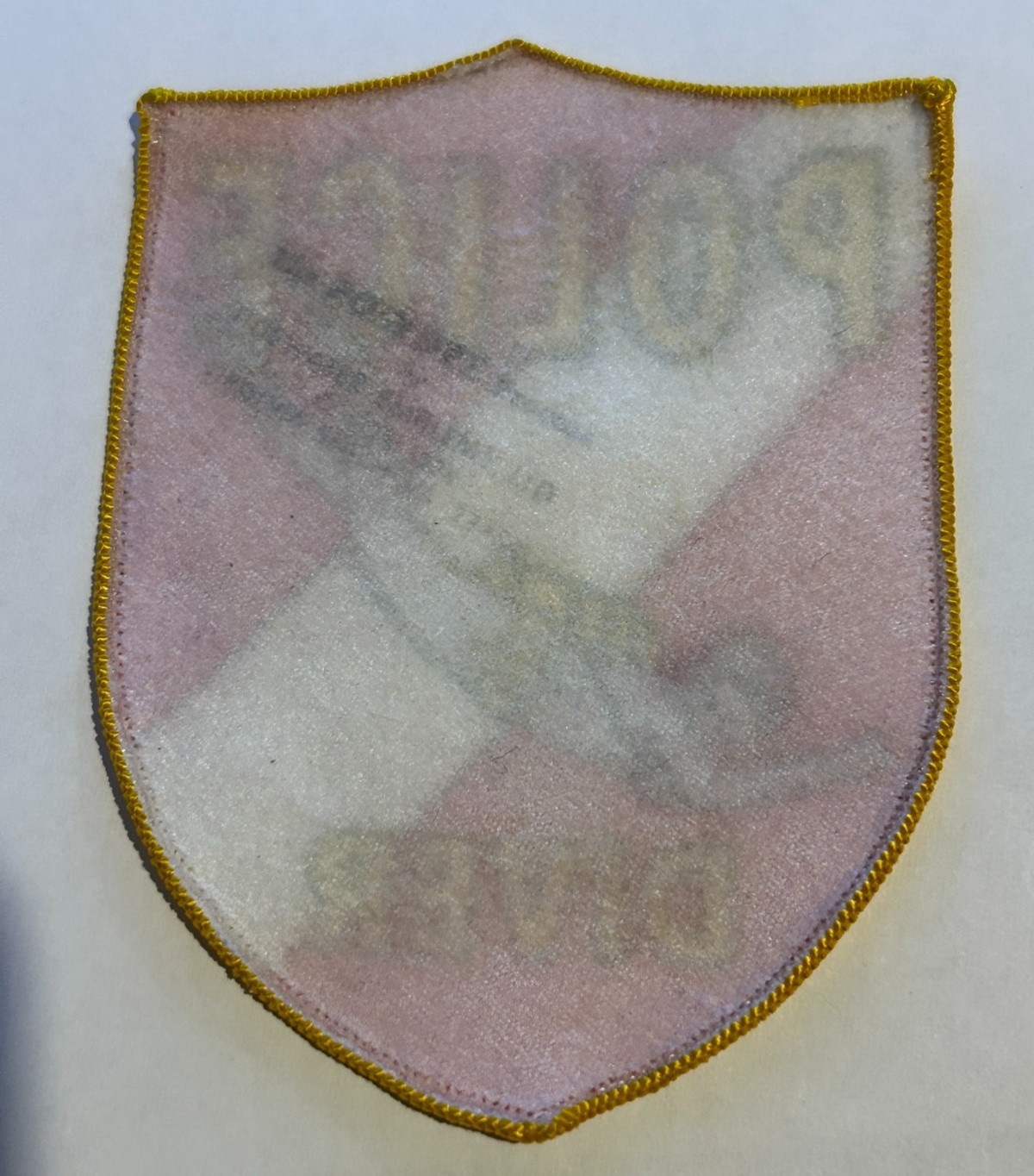 Police Diver Silk Screen Patch Unused