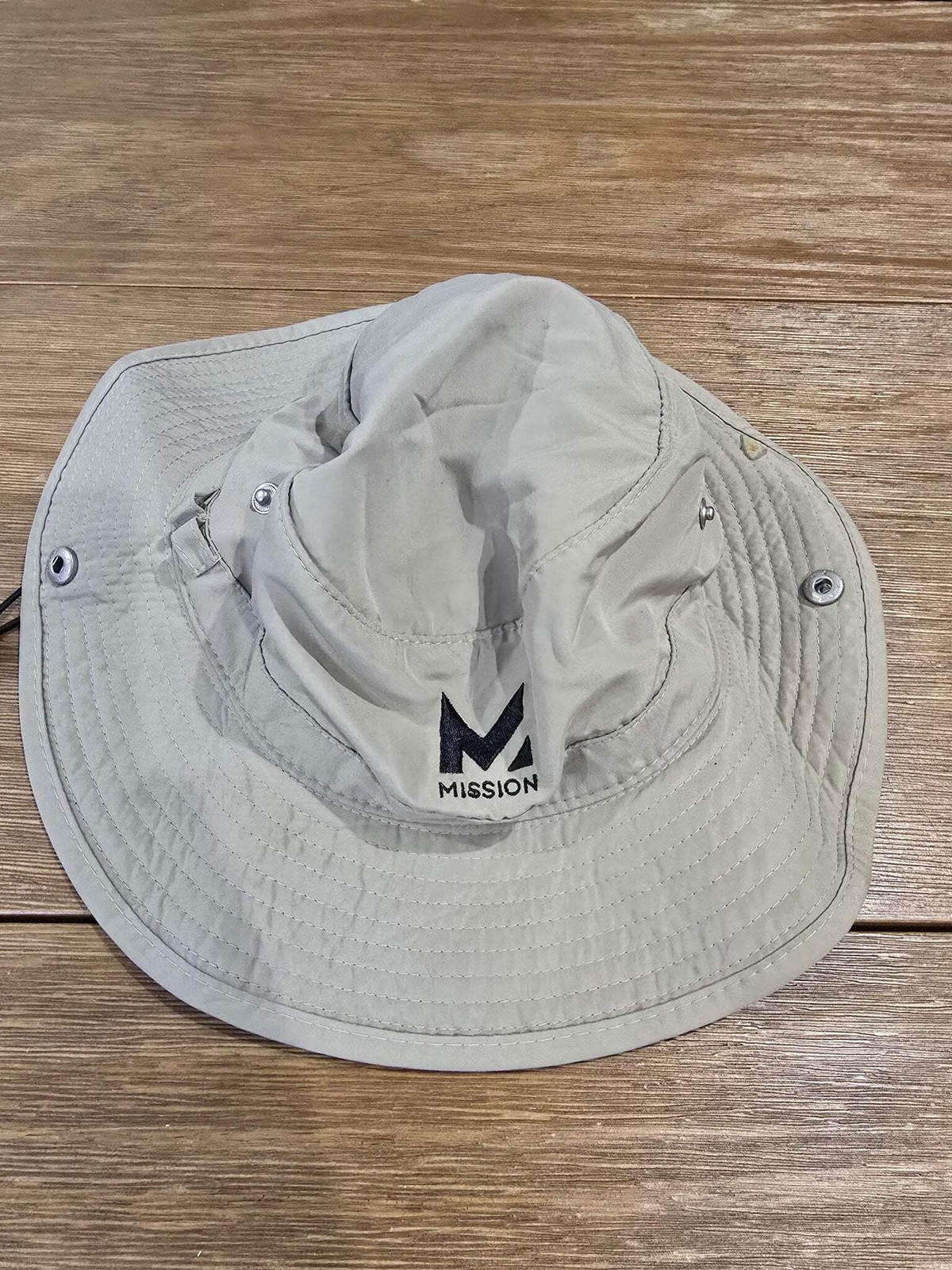 Mission Cooling Bucket Hat Wide Brim Sun Protection Khaki