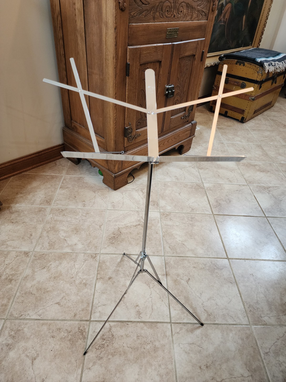 Hamilton Folding Adjustable Sheet Music Stand No. N-400 Lutrin Made USA in Box