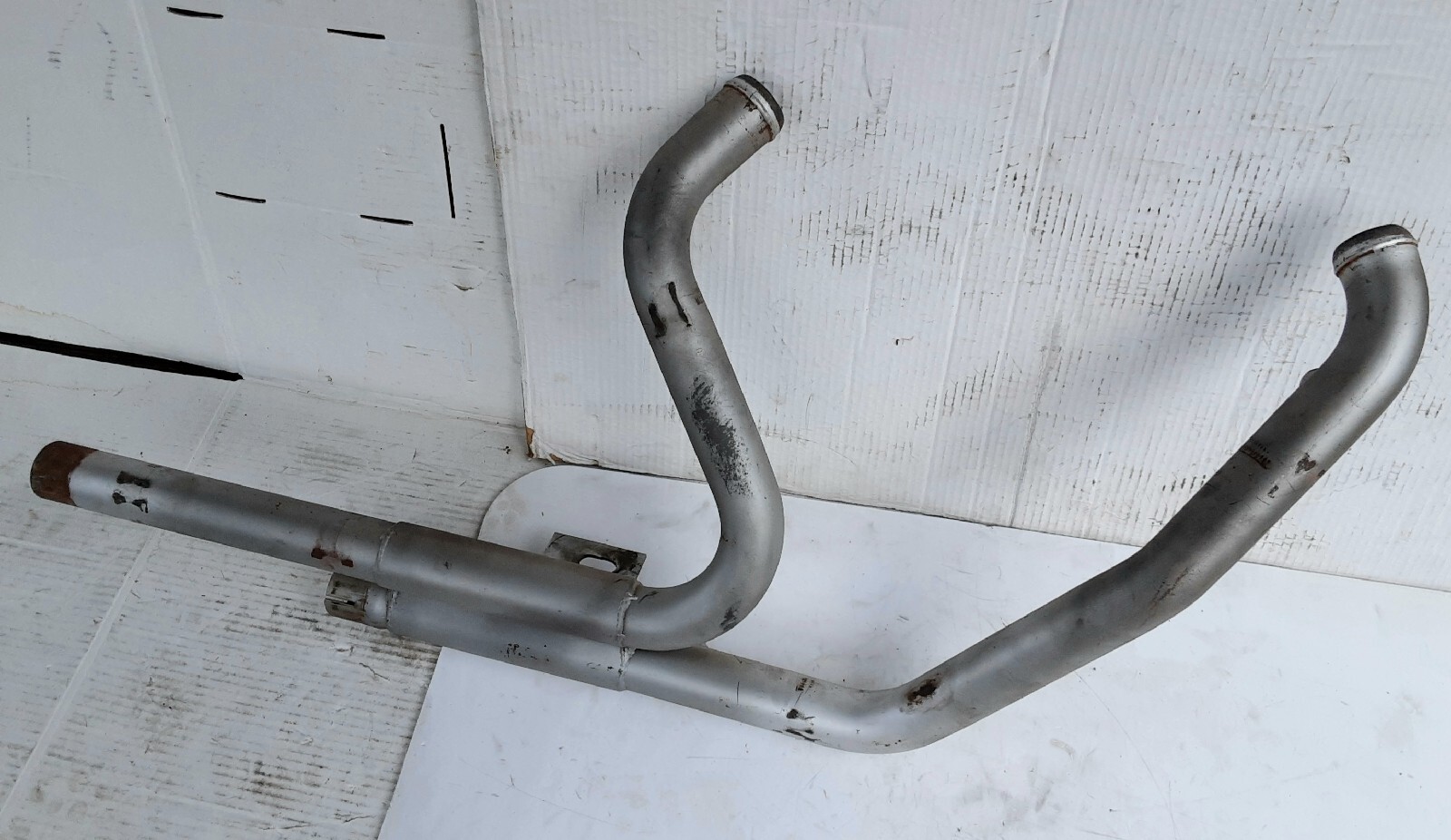 Harley Gray Header Exhaust Pipe