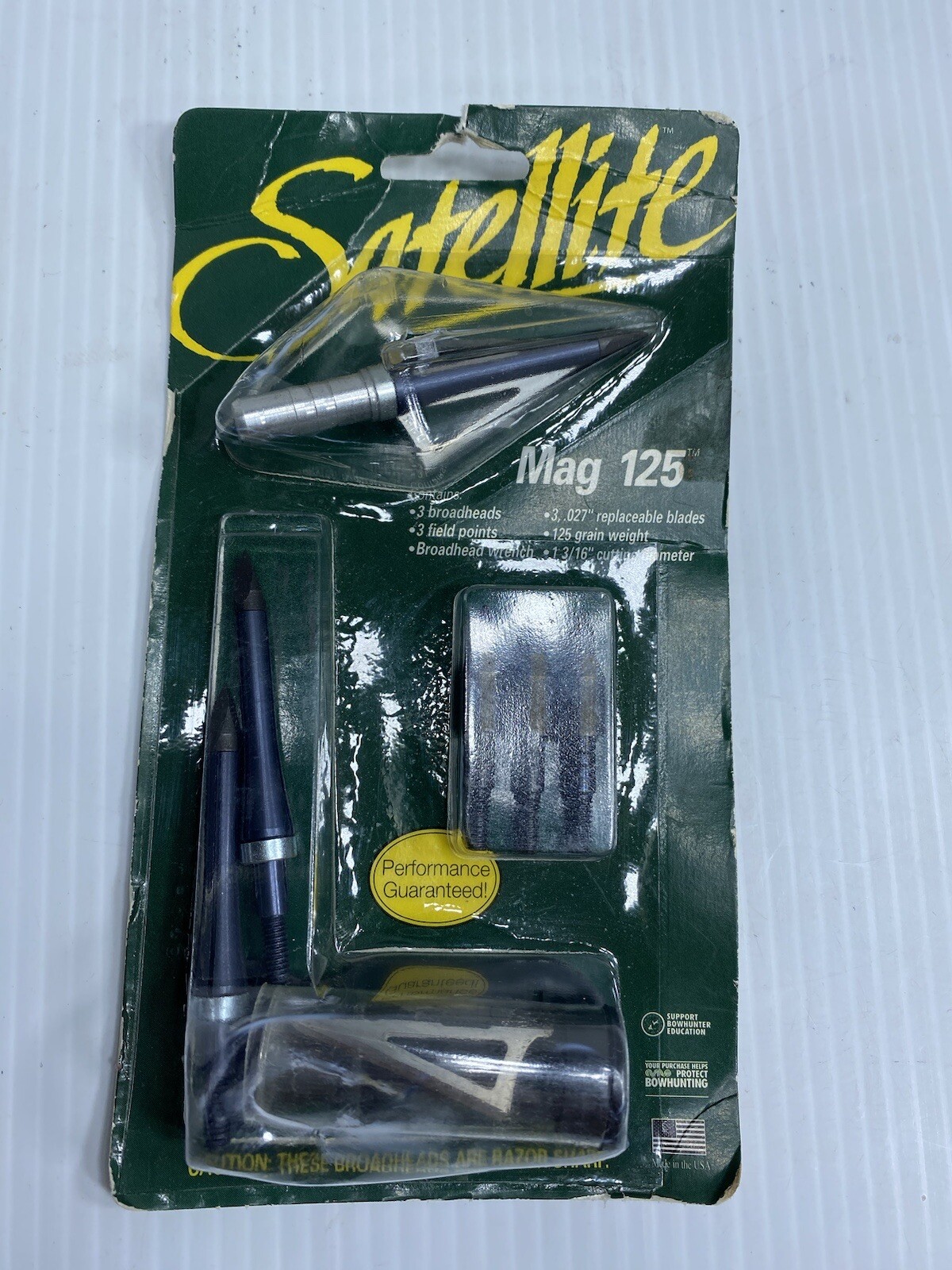 Satellite Mag 125 gr. Weight 3-blade #SM3S3 New Free Shipping