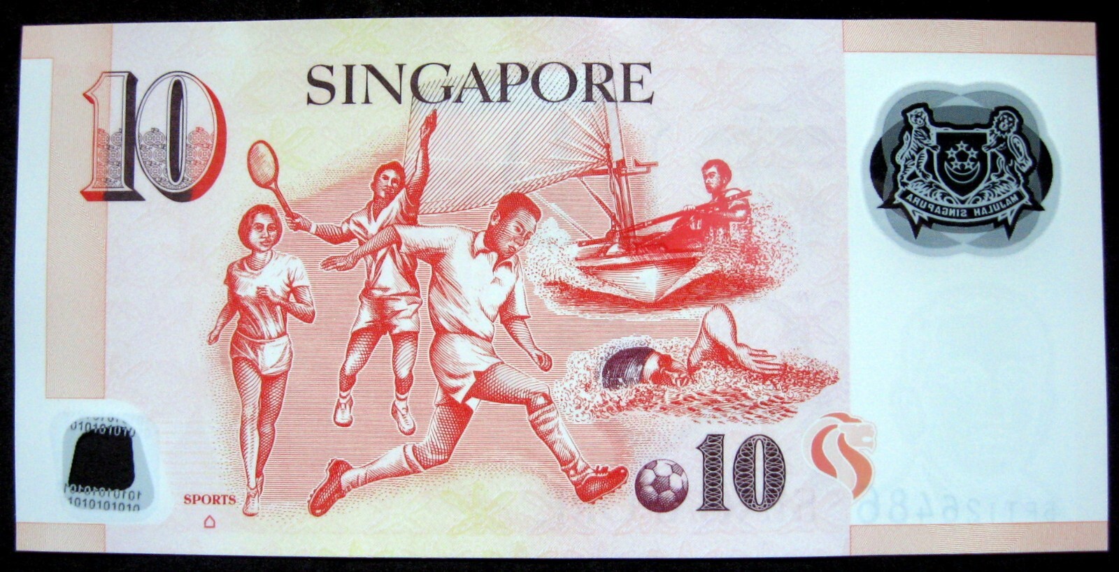 SINGAPORE - 10 DOLLARS ND (2005) UNC P 48k