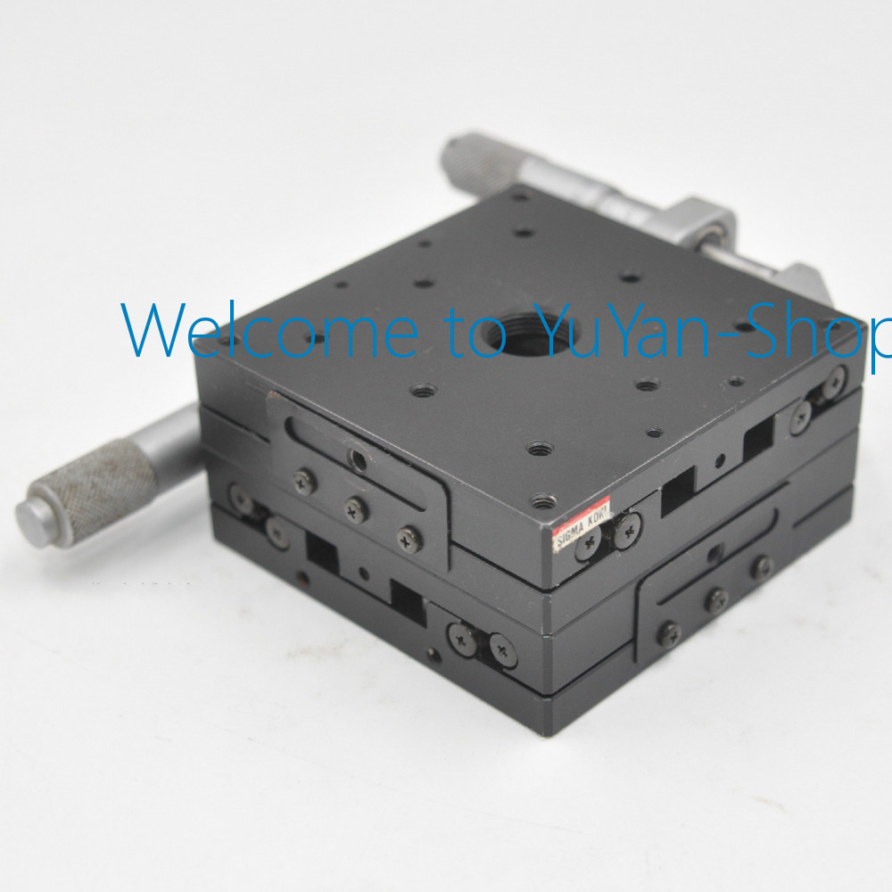SIGMA KOKI TSD-801S XY-Axis Linear 80*80mm Stage Table Travel ±12.5mm #VA98 CH